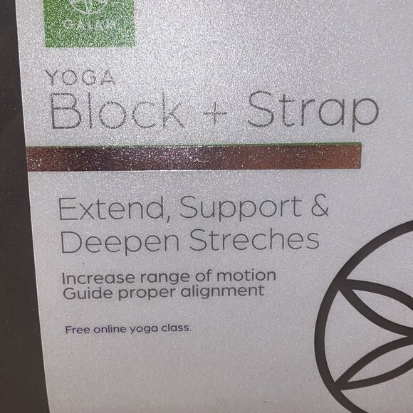 Gaiam Yoga Block + Yoga Strap Combo Set - Picture 2 of 13